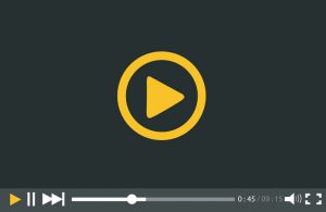 Video Player for web and mobile apps vector illustration